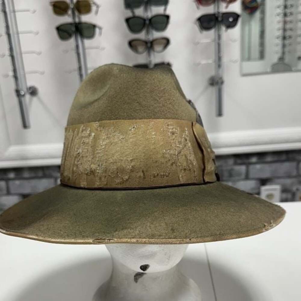 Stylish Tan Fedora Hat